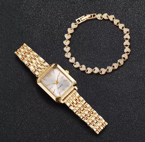 Montre femme dorée élégante - montre,