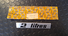 Coat of arms "2 liters" Renault 20 R20 / R21 / Renault Fuego