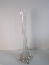 TRANSPARENT GLASS CHURCH SOLIFLORA VASE