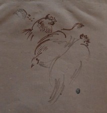 Hélène Rivière (1896-1977) (19) - felt - chickens