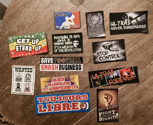 Lot stickers mentalité ultras - lot,