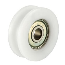 3mm Métal profonde rainure V Poulie Roulement bille Guide Rail Roue 6x30x10mm