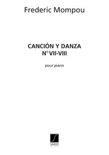 Partitions classique SALABERT MOMPOU F. - CANCION Y DANZA N. 7 ET N. 8 - PIA...