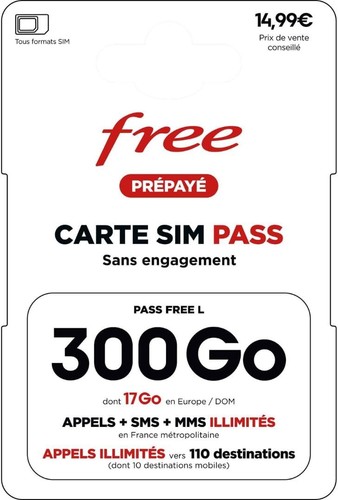 Carte sim prépayée - carte,