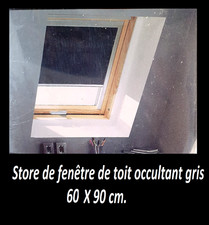 Store occultant gris pour