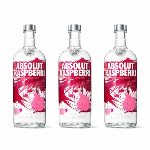 Absolut vodka raspberri - lot, de