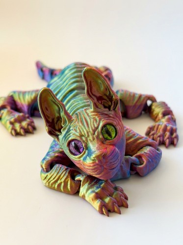 Articulated sphynx cat 30cm - sphynx,