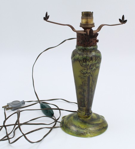 Pied lampe verre - de, en