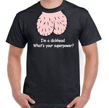 Dick Head T-Shirt Mens Funny Fancy Dress Outfit Costume Stag Doo Do Penis Joke