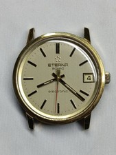 Eterna  sonic watch Not  running. 34.5 mm  Cal 1550