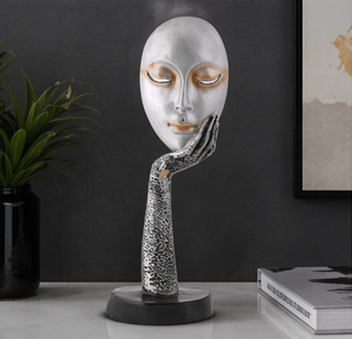 Sculpture abstraite visage - sculpture,