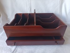 VINTAGE MAHOGANY SERVANT TABLEWARE RANGE