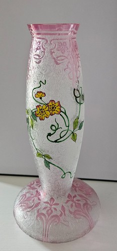 Baccarat vase art nouveau - baccarat,