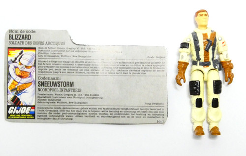Joe blizzard figurine - gi,