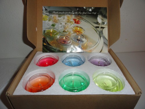 Floating gel candles - floating,