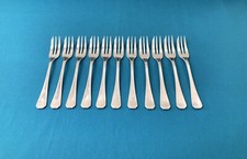 1 fourchette à gâteaux CHRISTOFLE modèle AMERICA métal argenté 16,5 cm ART DÉCO