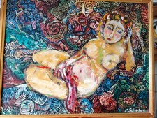 E. Scholar , Peinture Nu Huile