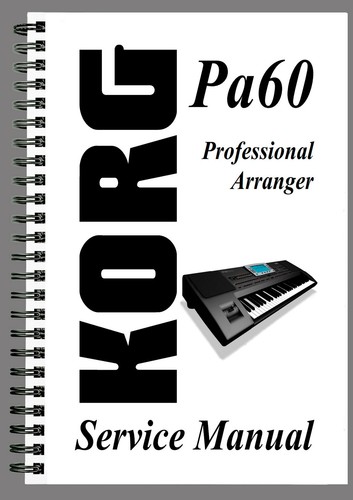 Manuel entretien korg pa60 - manuel,