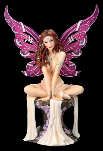 Figurine elfe améthyste - elfe,