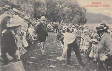 Old postcard LUXEMBOURG DIEKIRCH LA GRANDE PECHE LE PARTIE 