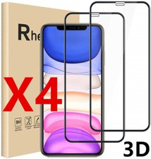 VITRE PROTECTION VERRE TREMPÉ pour iPhone 11,12,13,14,15, 15 PRO MAX,XR X 8 7 6