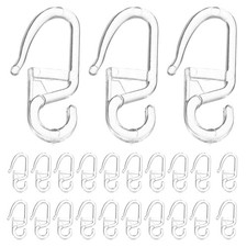  50 Pcs Crochets De Rideaux Anneaux Suspension D’embrasse Cintre Pour Cintres À