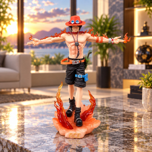 Figurine one piece portgas - figurine,