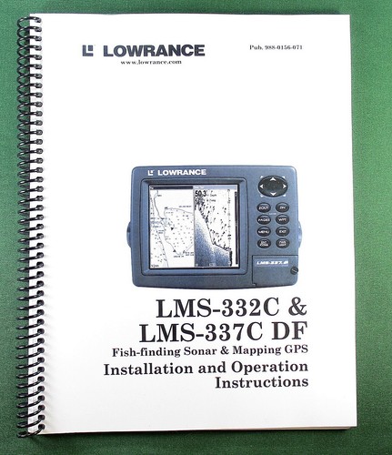 Lowrance lms 332c - lms-332c, instruction