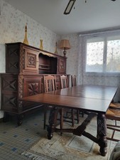 Ensemble Salle A Manger Marque Louis 13 Pointe Diamant Table A Rallonge 10...