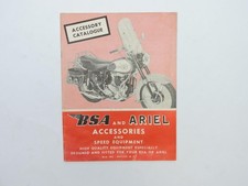 1950s BSA Ariel Catalog Pre-Unit 650 A10 Golden Flash Square 4 Gold Star 417