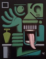Contemporary Art Painting Acrylic Painting on Canvas Original Signed Artwork 