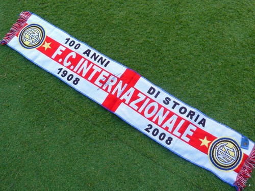 Echarpe inter milan signed - milan,