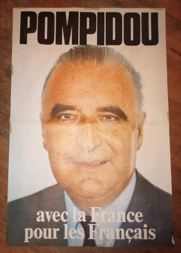 Vintage affiche politique