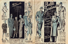 PARIS  (I°) MAGASIN MODE / CONFECTION ... "BELLE JARDINIERE" Tract période 1930