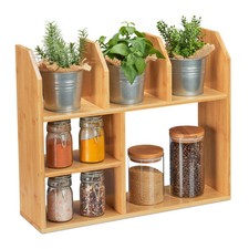 Etagère en bambou colonne de