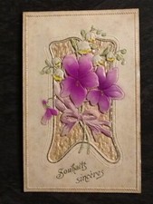 CP SINCERE WISHES CHISELED FLOWERS ON FELT - 33921