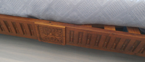 Lit louis xvi chêne - en,