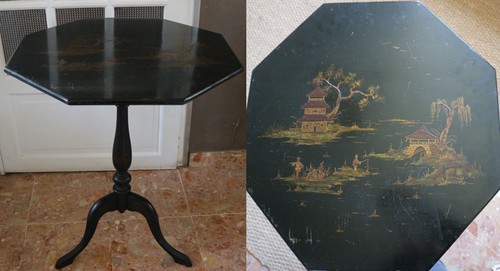 Ancienne table gueridon - ancienne,