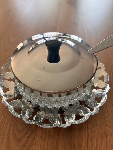 Pot confiture verre - confiture, ancien