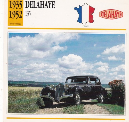 Delahaye 135 france 1935 - 135, 1935/52