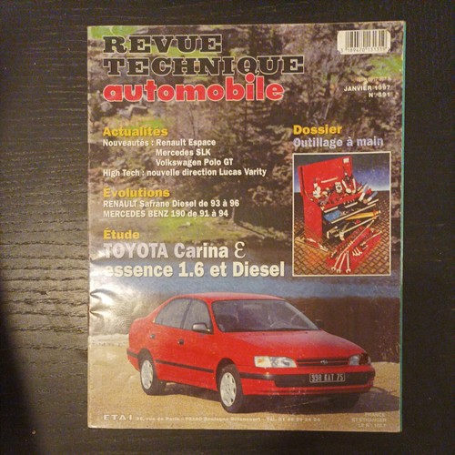 Revue technique toyota carina - toyota,