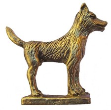 Chien Brass Animal Collection Statuette Figure 
