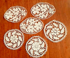 6 Napperons anciens en