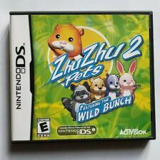Zhu Zhu Pets 2: Featuring the Wild Bunch (Nintendo DS, 2010) DS DSi DSiXL Kids E