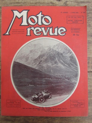 Ancienne revue moto - moto,