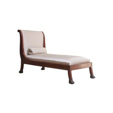 19th Century French Empire Mahogany Chaise​