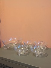 Service à dessert en cristal