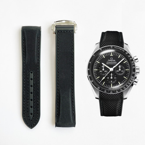 Sailcloth rubber curved watch - rubber,