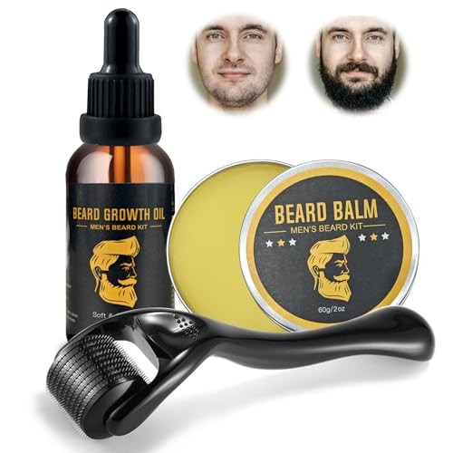 Kit pousse barbe avec roller - barbe,