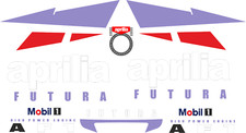 Autocollants compatibles Aprilia Futura 125 AF1, autocollants Futura